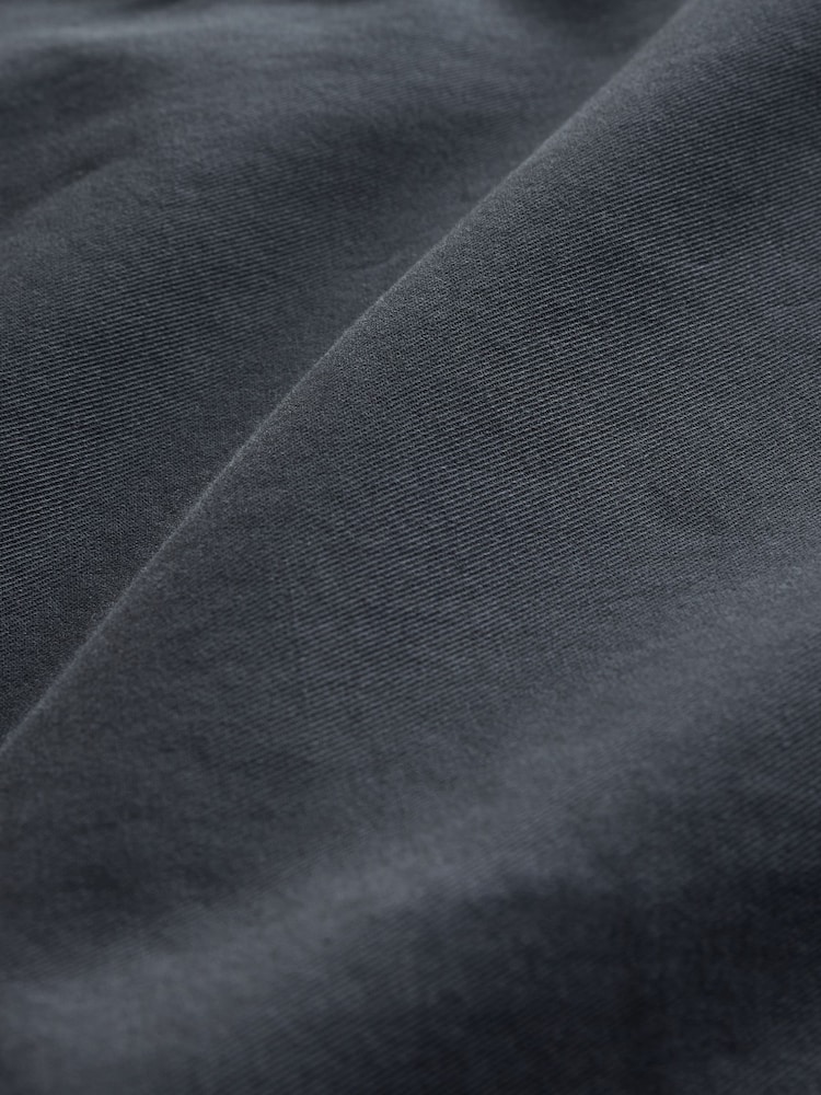 Charcoal Grey Slim Fit Cotton Rich Stretch Chinos - Image 2 of 5