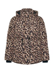 Yours Curve Brown Padded Jacket - Image 5 of 5