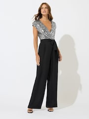 M&Co Sequin 2-In-1 Jumpsuit - Imagem 1 de 5