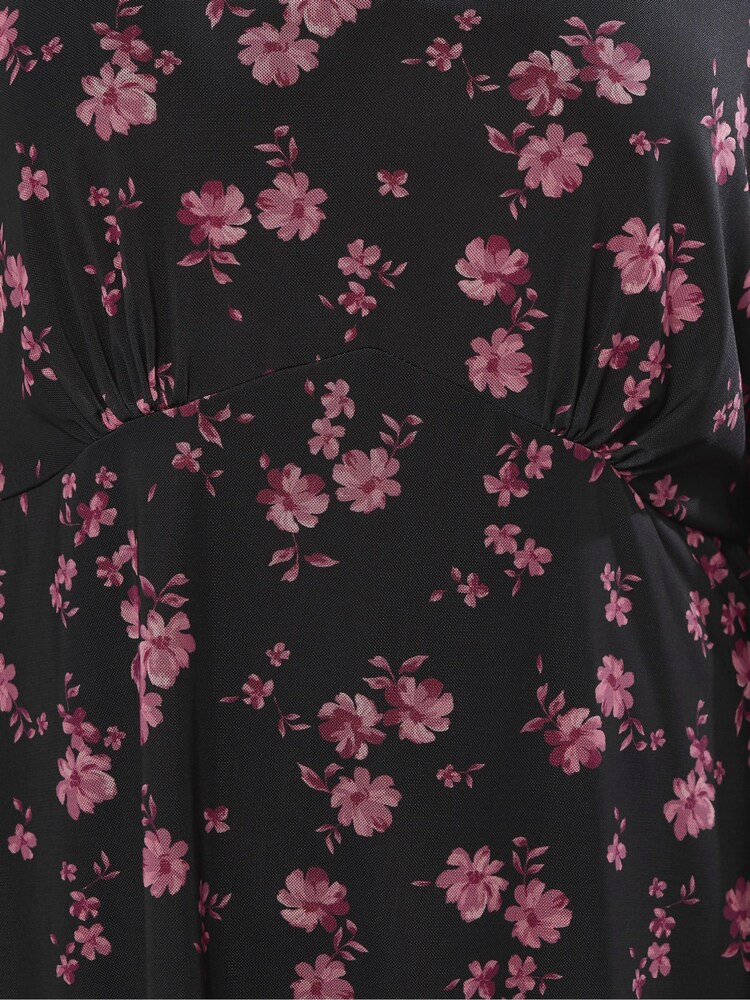 Yours Curve Mesh A Line Balloon Blouse - Slika 6 iz 6