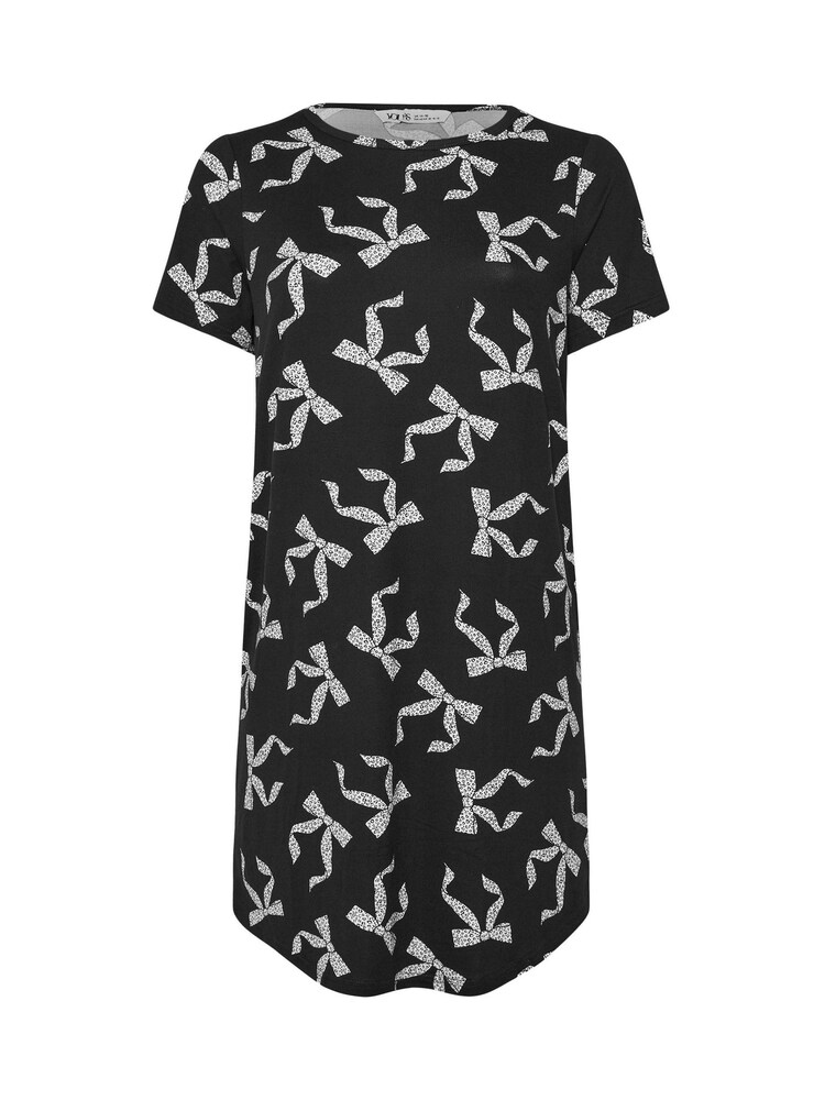 أسود - Yours Curve Soft Touch Nightdress - صورة 5 من 5