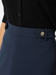 M&Co Blue Tailored Pencil Skirt - Image 4 of 5