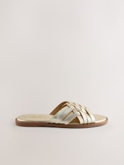 Or - Sandales mules Forever Comfort® tressées - Image 7 de 9