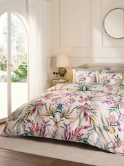 Natural Cotton Nautical Sea Duvet Cover and Pillowcase Set - Image 3 of 4