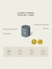 Citron Spaceship Insulated Food Jar 350ml Design - Image 6 of 6