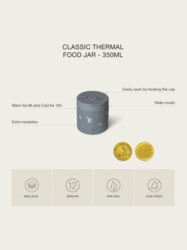 Citron Spaceship Insulated Food Jar 350ml Design - Image 6 of 6