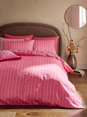 Rio Floral 200TC Cotton Duvet Cover and Pillowcase Set - 5න් 2 වන රූපය