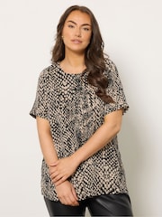 Evans Natural Markings Print Shell Top - Image 1 of 5