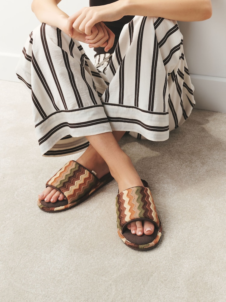 Multi Crochet Mule Slippers - Image 2 of 8