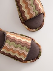 Multi Crochet Mule Slippers - Image 7 of 8