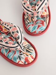 Abstract Toe Thong Slippers - Image 7 of 8