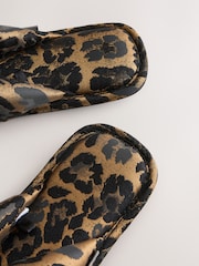Leopard Padded Toe Thong Slippers - Image 8 of 8