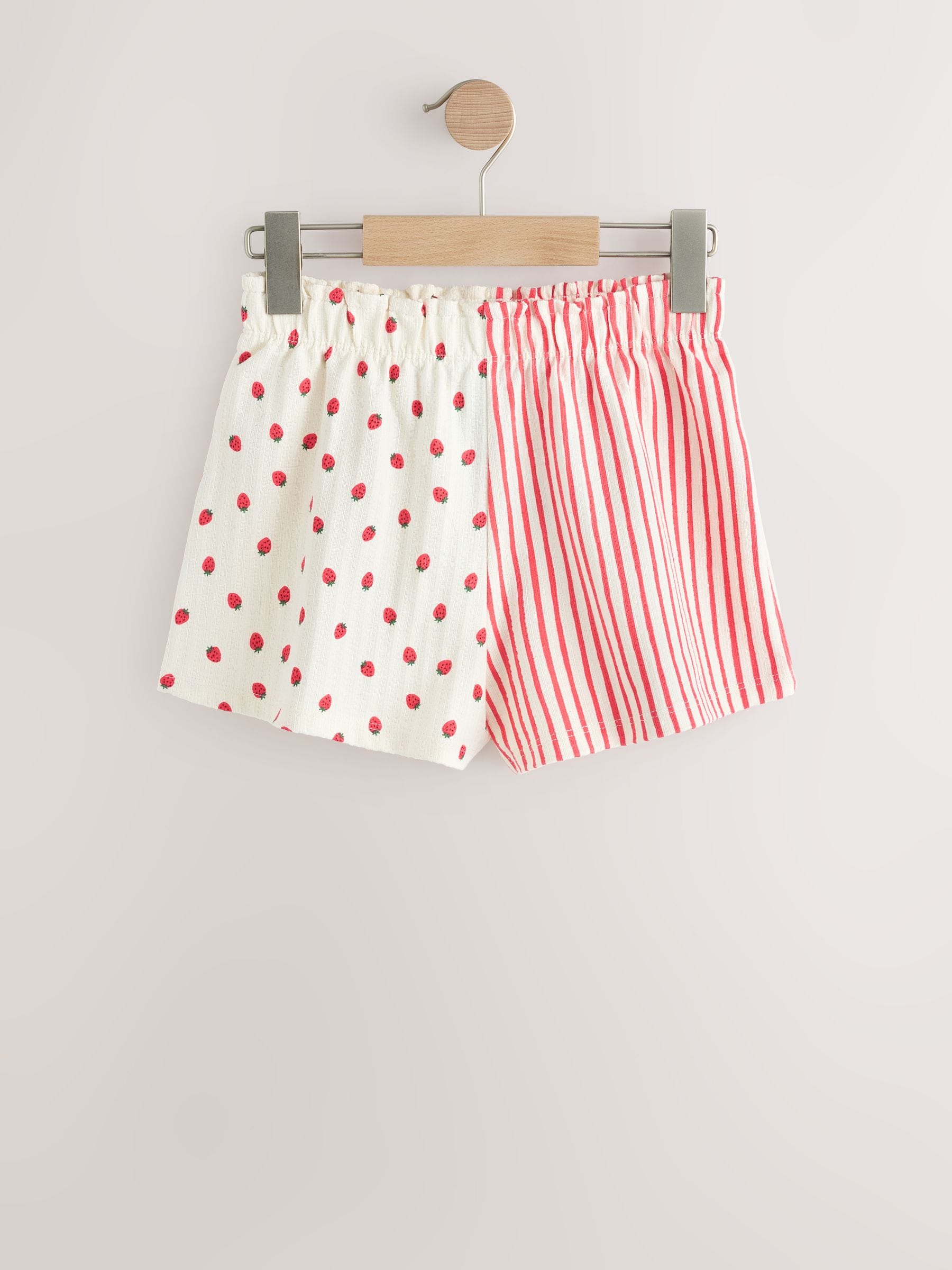 Buy Ecru/Red Stripe Strawberry Shorts (3mths-7yrs) from Next USA