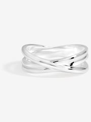 Simply Silver 925 Sterling Silver Polished Ring - Image 1 of 3
