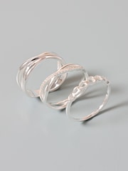 Simply Silver 925 Sterling Silver Polished Ring - Image 3 of 3