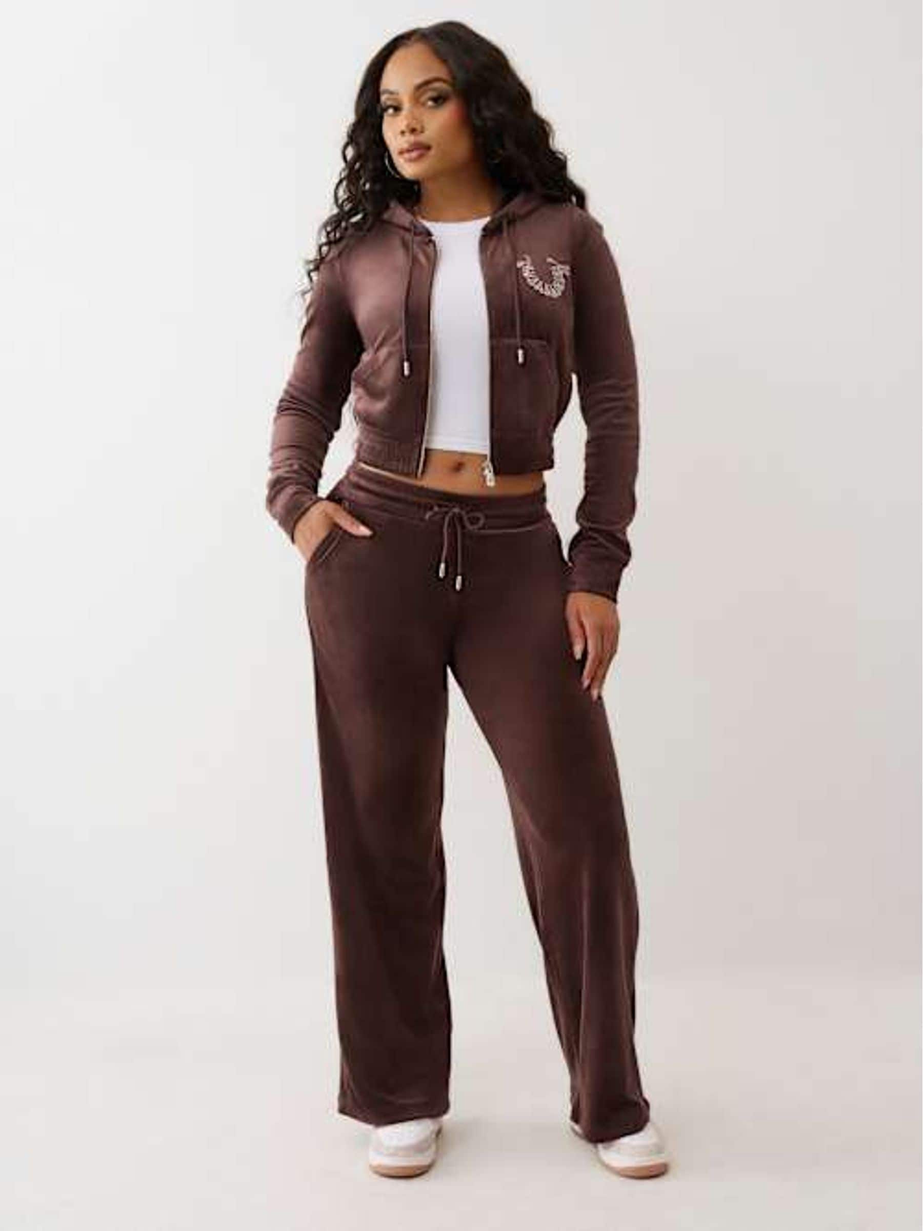 Buy True Religion Crystal Velour Zip Hoodie з сайту Next Ukraine