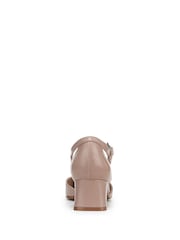 Naturalizer Cream Maddox Wide Fit Ankle Strap Block Heel Shoes - Image 5 of 7
