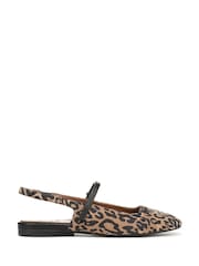 Naturalizer Wide Fit Red Connie Slingback Shoes - Image 1 of 7