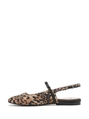 Naturalizer Wide Fit Red Connie Slingback Shoes - Image 2 of 7