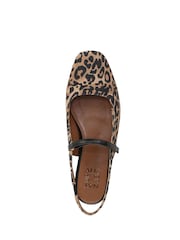 Naturalizer Wide Fit Red Connie Slingback Shoes - Image 6 of 7