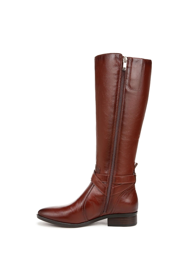 Naturalizer Rena2 Wide Fit Knee High Brown Boots - Image 2 of 7 Naturalizer Rena2 Wide Fit Knee High Brown Boots - Image 2 of 7