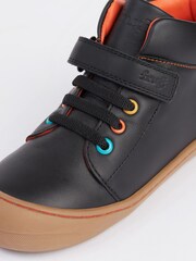Frugi Cape Stretch Lace Black Boots - Image 5 of 6