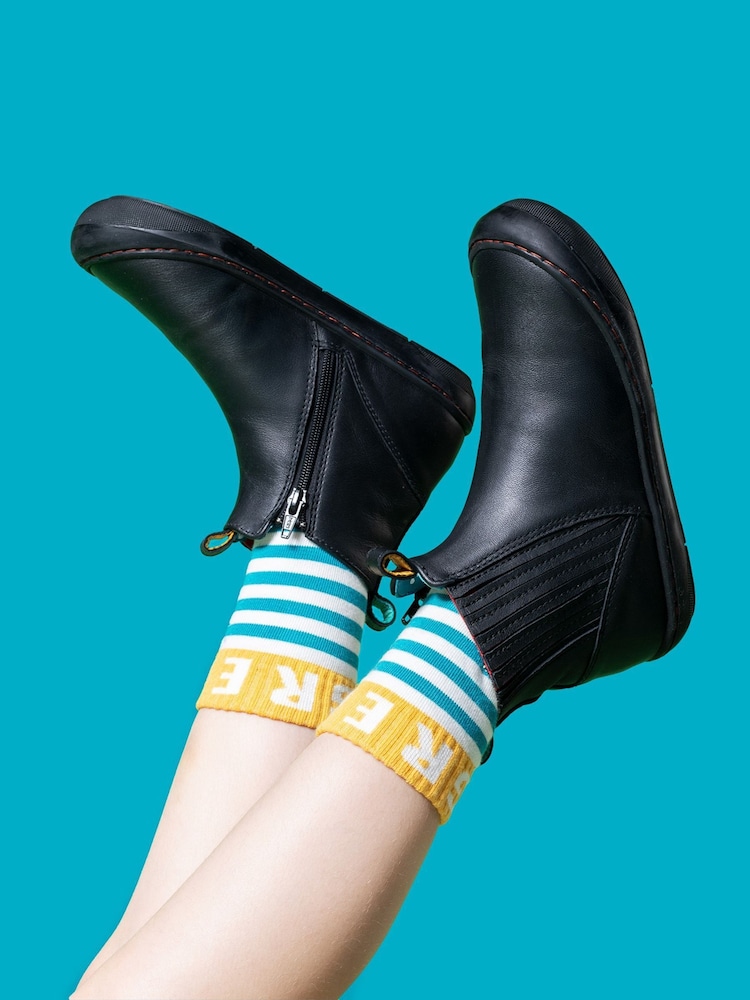 Frugi Lake Easy On Black Boots - Image 1 of 6 Frugi Lake Easy On Black Boots - Image 1 of 6