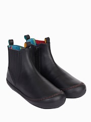 Frugi Lake Easy On Black Boots - Image 2 of 6