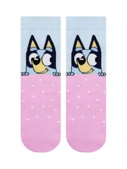 Character Pink Bluey And Bingo 3 Pack Ankle Socks - Image 4 of 5