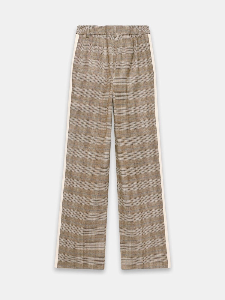 Mint Velvet Checked Wide Trousers - صورة 7 من 7