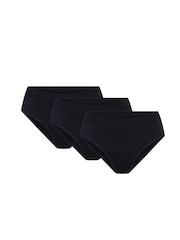 ModiBodi Black Teen Seamfree Soft Stretch Period Pants 3 Pack - Image 1 of 6