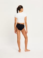 ModiBodi Black Teen Seamfree Soft Stretch Period Pants 3 Pack - Image 4 of 6