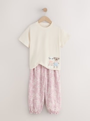 Pink/Blue Top & Trousers Set 2 Pack (3mths-7yrs) - Image 7 of 11