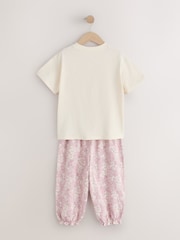 Pink/Blue Top & Trousers Set 2 Pack (3mths-7yrs) - Image 9 of 11
