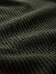 The Set 2 Pack Rib Knitted Short Sleeve Jumpers Black/Green - Image 11 of 12