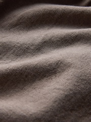 The Set 2 Pack Linen Cotton Relaxed Fit Wide Leg Pull On Trousers - Imagen 15 de 15