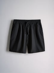 The Set 2 Pack Linen Cotton Relaxed Fit Pull On Shorts - Picha 3 kati ya 12