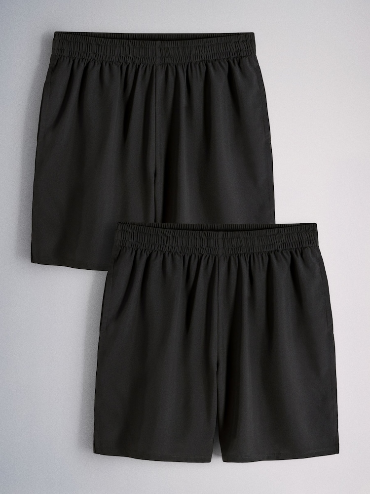 The Set 2 Pack Lightweight Activewear Shorts - Imaginea 2 din 8