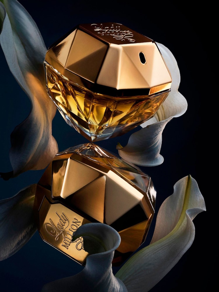 Rabanne Lady Million Eau de Parfum 50ml Sensual Body Lotion 100ml & Eau de Parfum 10ml Gift Set - Image 4 of 4 Rabanne Lady Million Eau de Parfum 50ml Sensual Body Lotion 100ml & Eau de Parfum 10ml Gift Set - Image 4 of 4