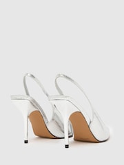 Schuh Silver Sade Heeled Slingback Courts - Imagen 4 de 4