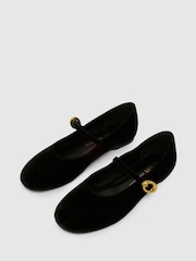 Schuh EC Lune Velvet Ballerina - Image 3 of 4