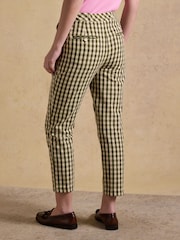 Joules Green Ada Gingham Tailored Trousers - Image 2 of 8