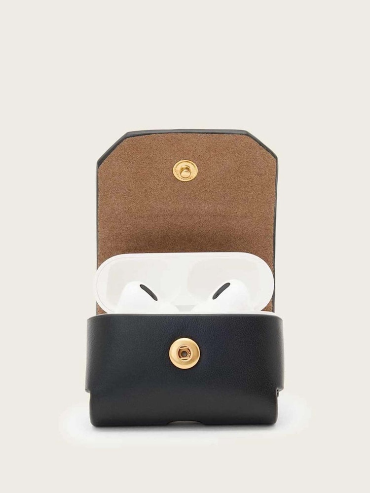 AllSaints Black Airpod Hex Case - Image 1 of 3