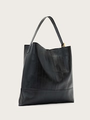 AllSaints Black Asha Eel Shoulder Bag - Image 1 of 5