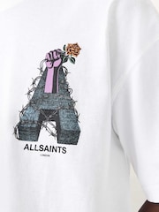 AllSaints Defiance Short Sleeve Crew T-Shirt - Imagem 3 de 10