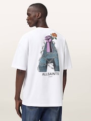 AllSaints Defiance Short Sleeve Crew T-Shirt - Imagem 4 de 10