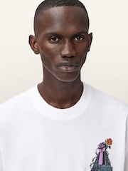 AllSaints Defiance Short Sleeve Crew T-Shirt - Imagem 7 de 10