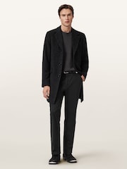AllSaints Black Beckley Chinos - Image 1 of 8