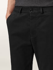 AllSaints Black Beckley Chinos - Image 3 of 8