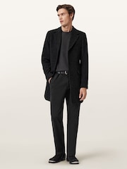 AllSaints Black Beckley Chinos - Image 4 of 8